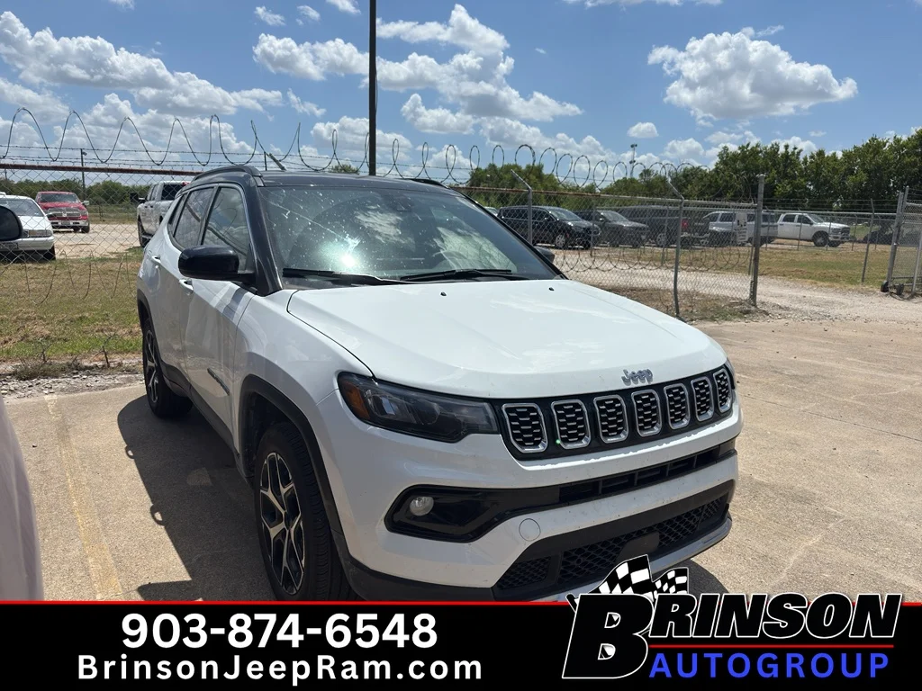 Used 2024 Bright White Clearcoat Jeep Limited image 3