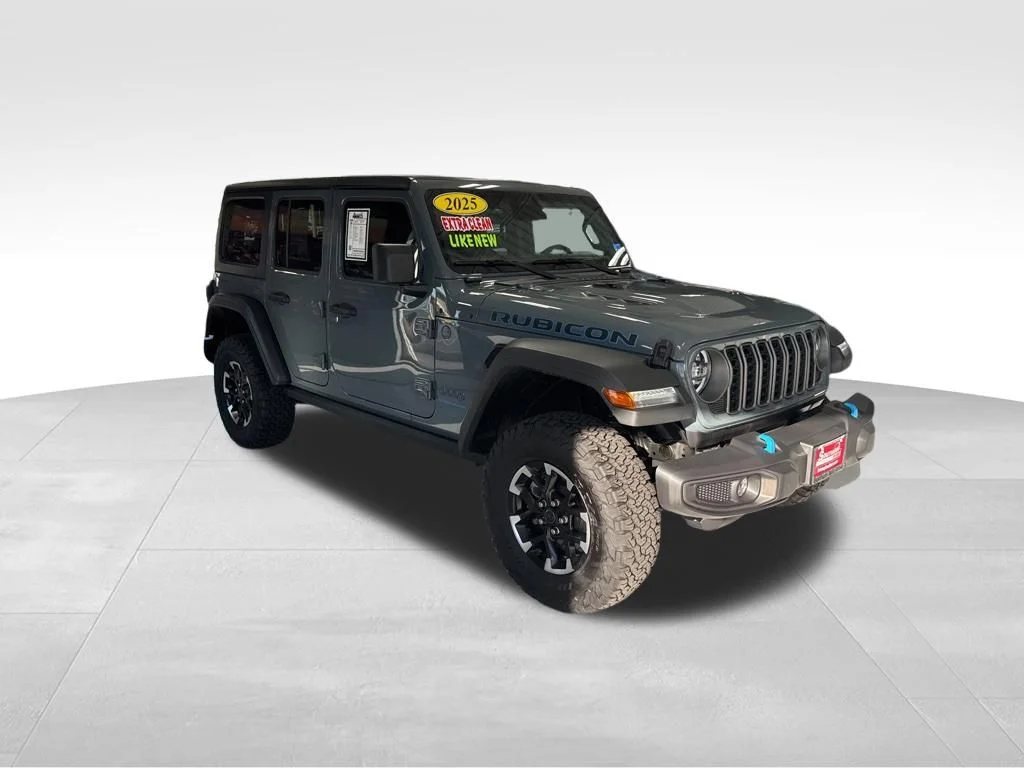 Used 2025 Gray Jeep Rubicon 4xe image 8