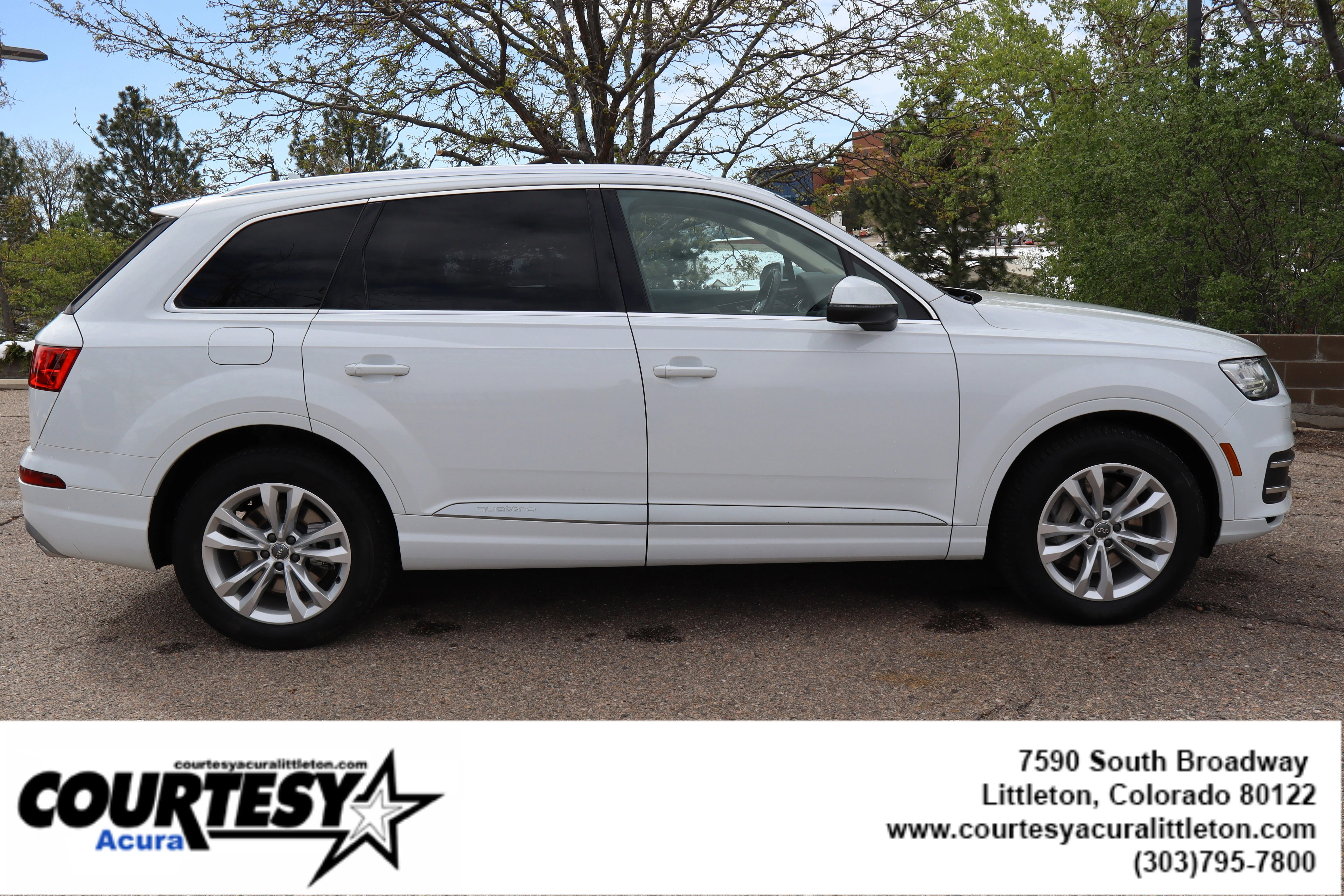 Used 2018 White Audi Premium Plus image 7