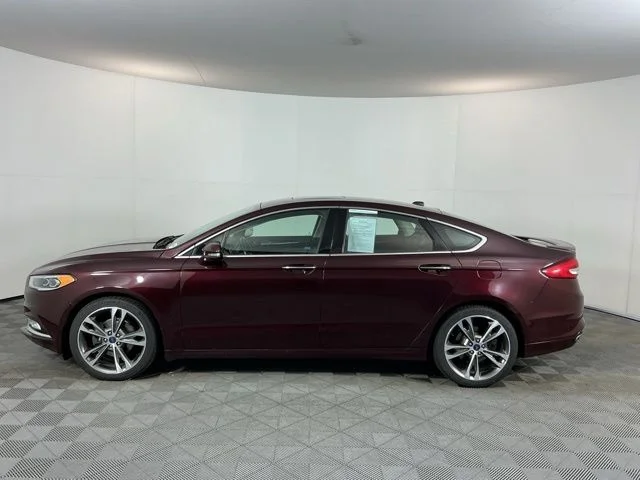 Used 2017 Burgundy Velvet Metallic Tinted Clearcoat Ford Titanium image 8
