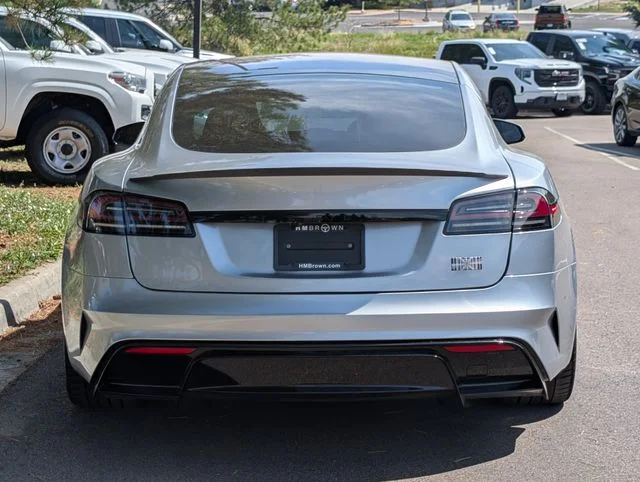 Used 2026 Lunar Silver Tesla Plaid image 4