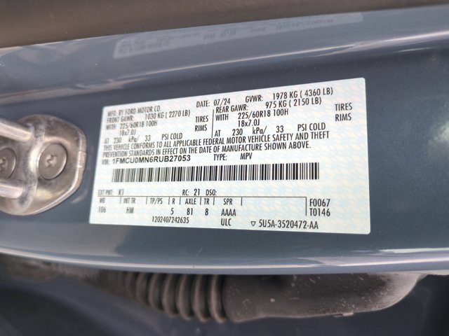 Used 2024 Vapor Blue Metallic Ford  image 39