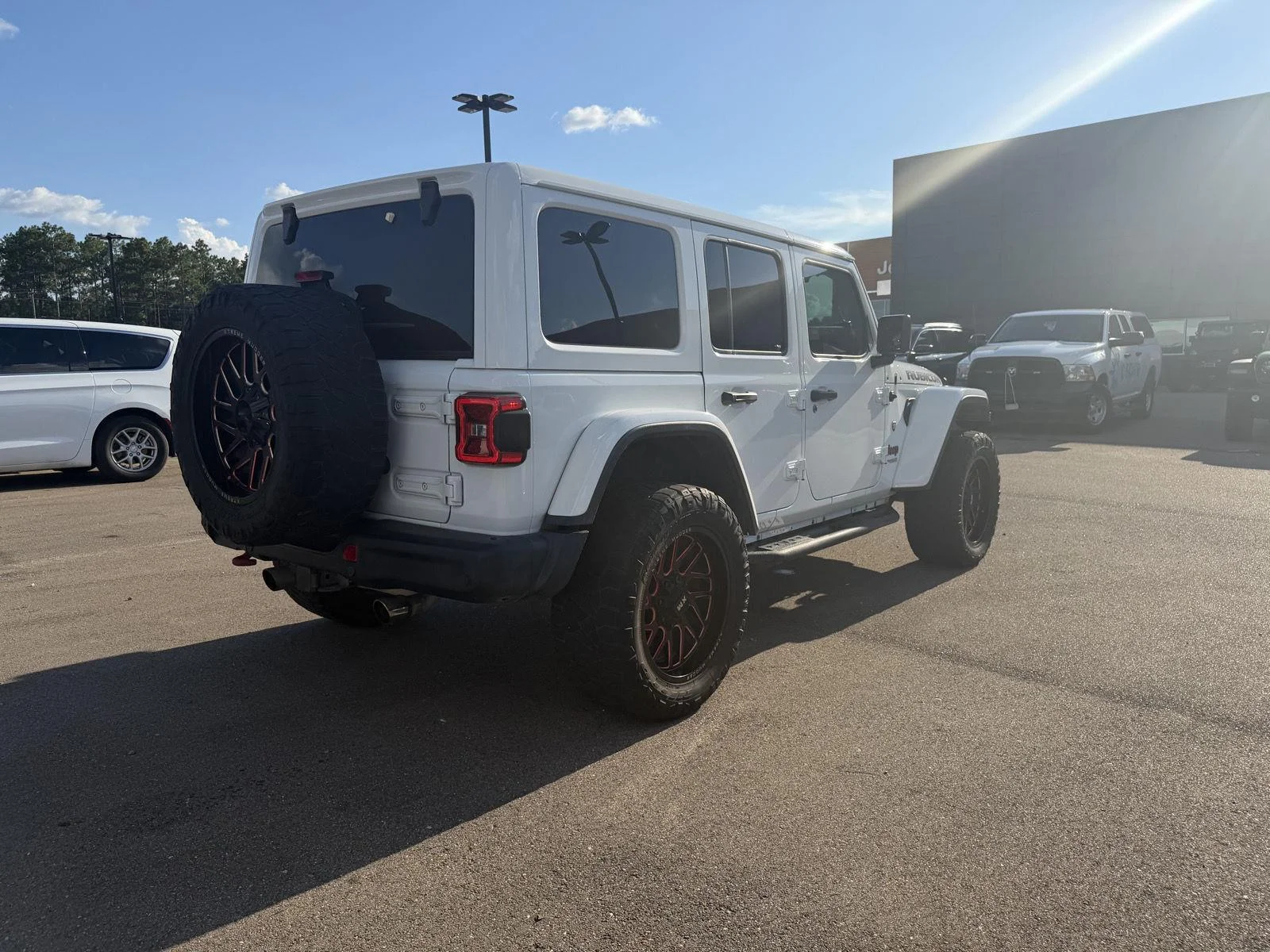 Used 2019 Bright White Clearcoat Jeep Rubicon image 6