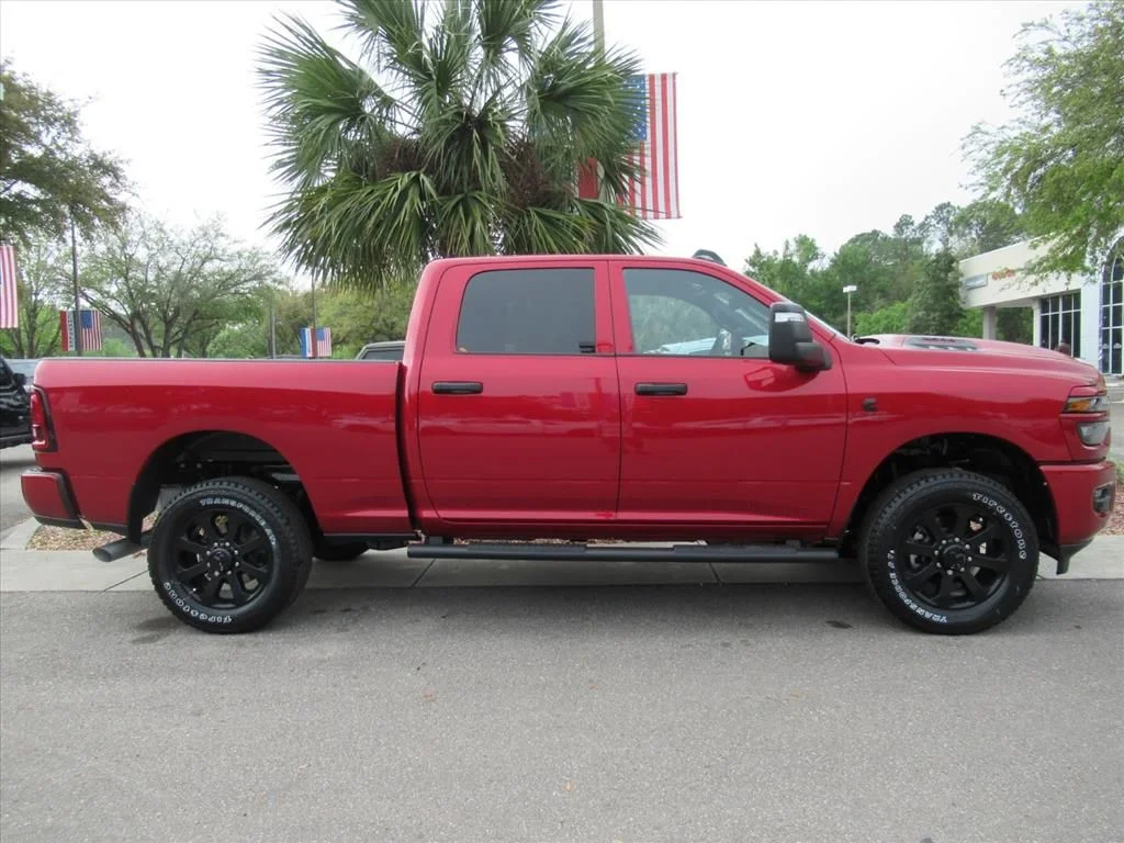 New 2026 Molten Red Pearl-Coat Exterior Paint RAM Black Express image 2