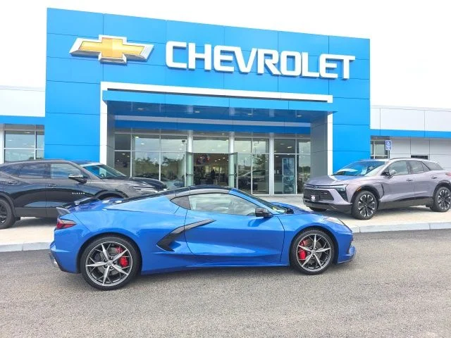 Used 2022 Blue Chevrolet Stingray image 2