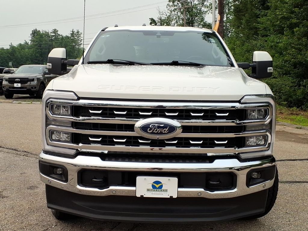 Certified Used 2023 White Metallic Ford Lariat image 8