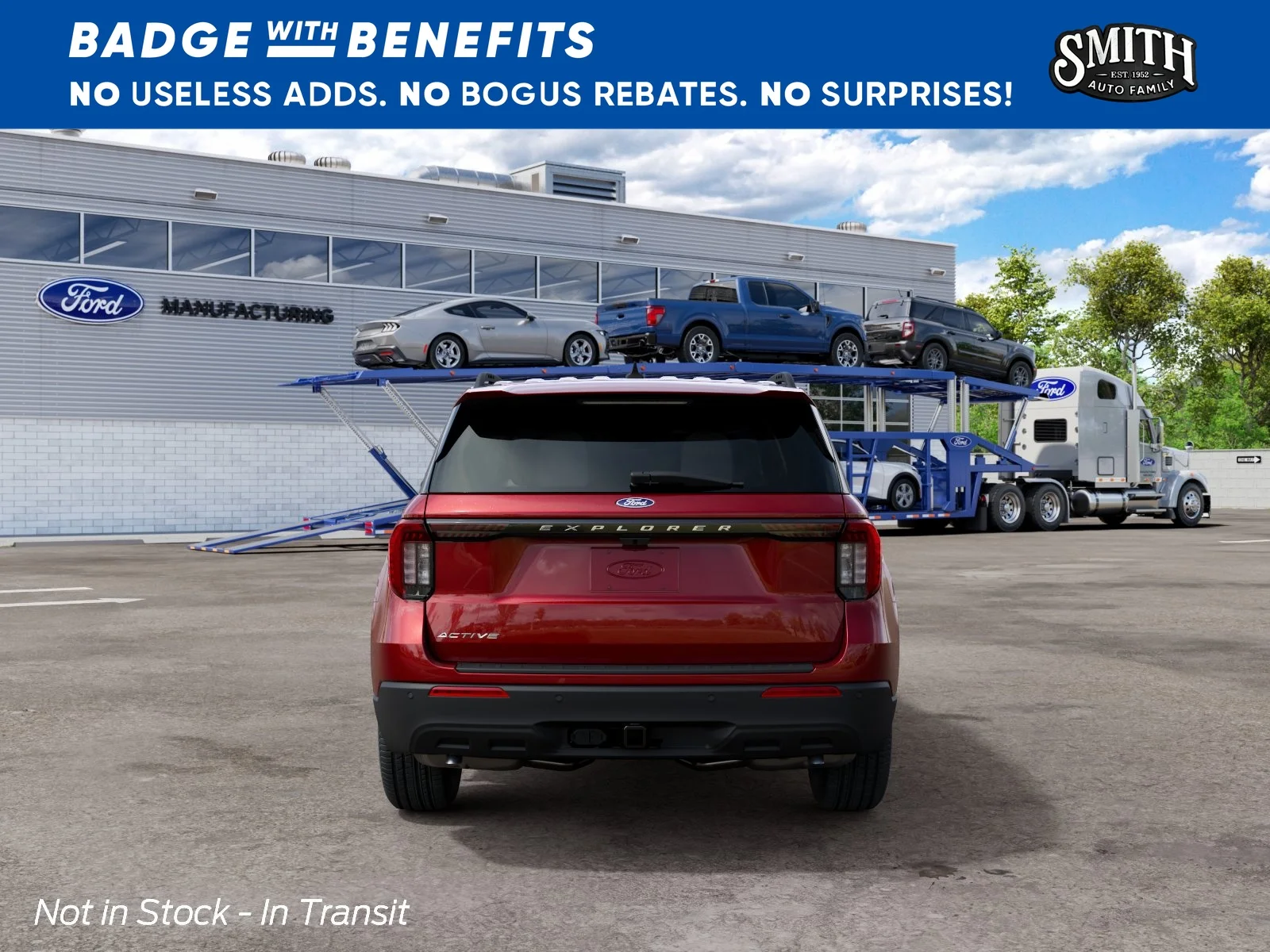 New 2027 Ruby Red Metallic Tinted Clearcoat Ford Active image 8