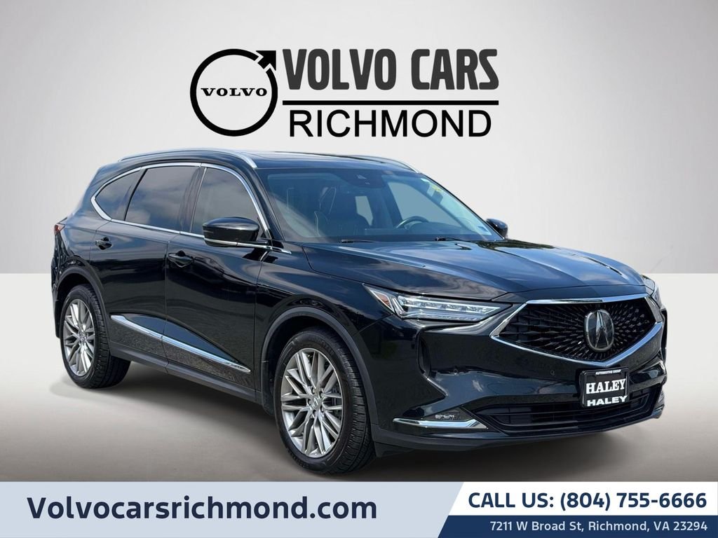 Used 2022 Black Acura Advance image 1