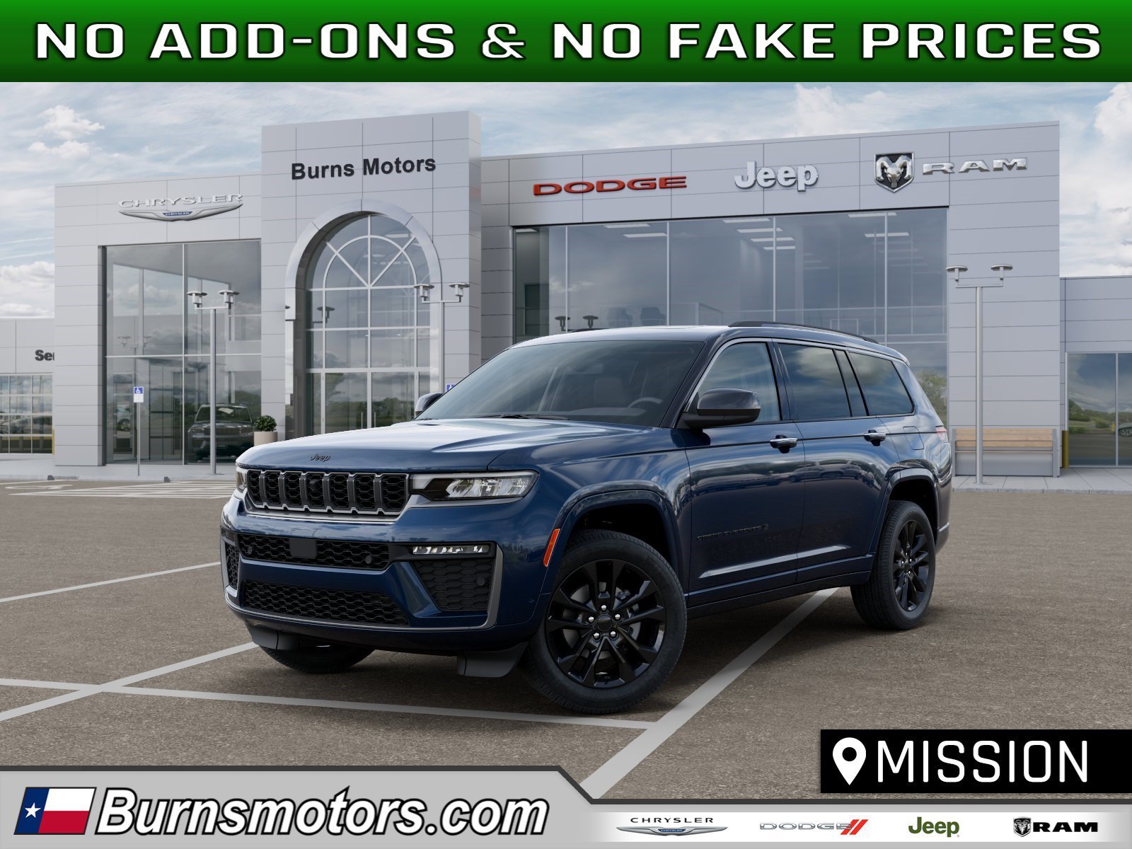 New 2026 Fathom Blue Pearl-Coat Exterior Paint Jeep Limited Reserve BLACKOUT image 1