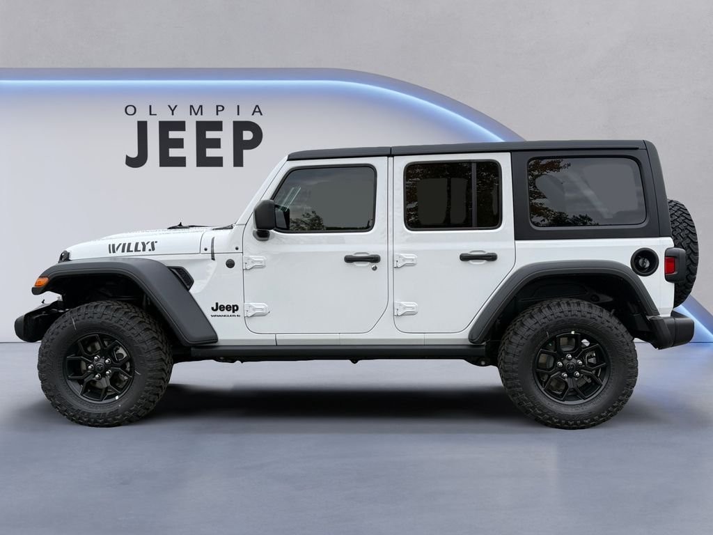 New 2026 Bright White Clear-Coat Exterior Paint Jeep Willys image 2