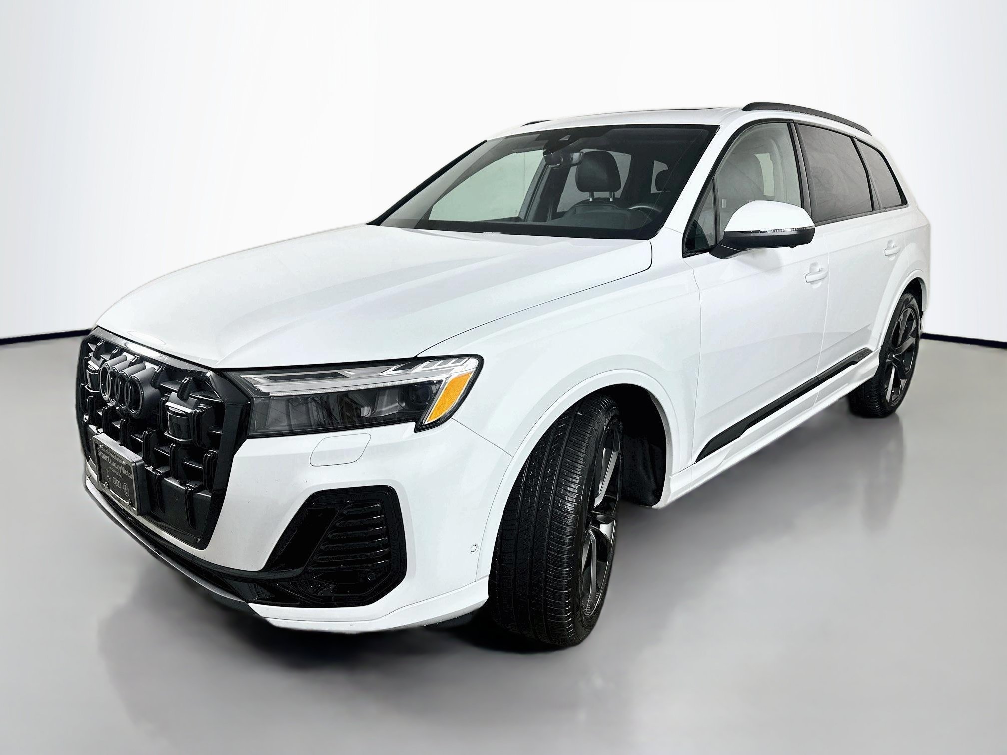 Used 2026 Glacier White Metallic Audi Premium Plus image 3