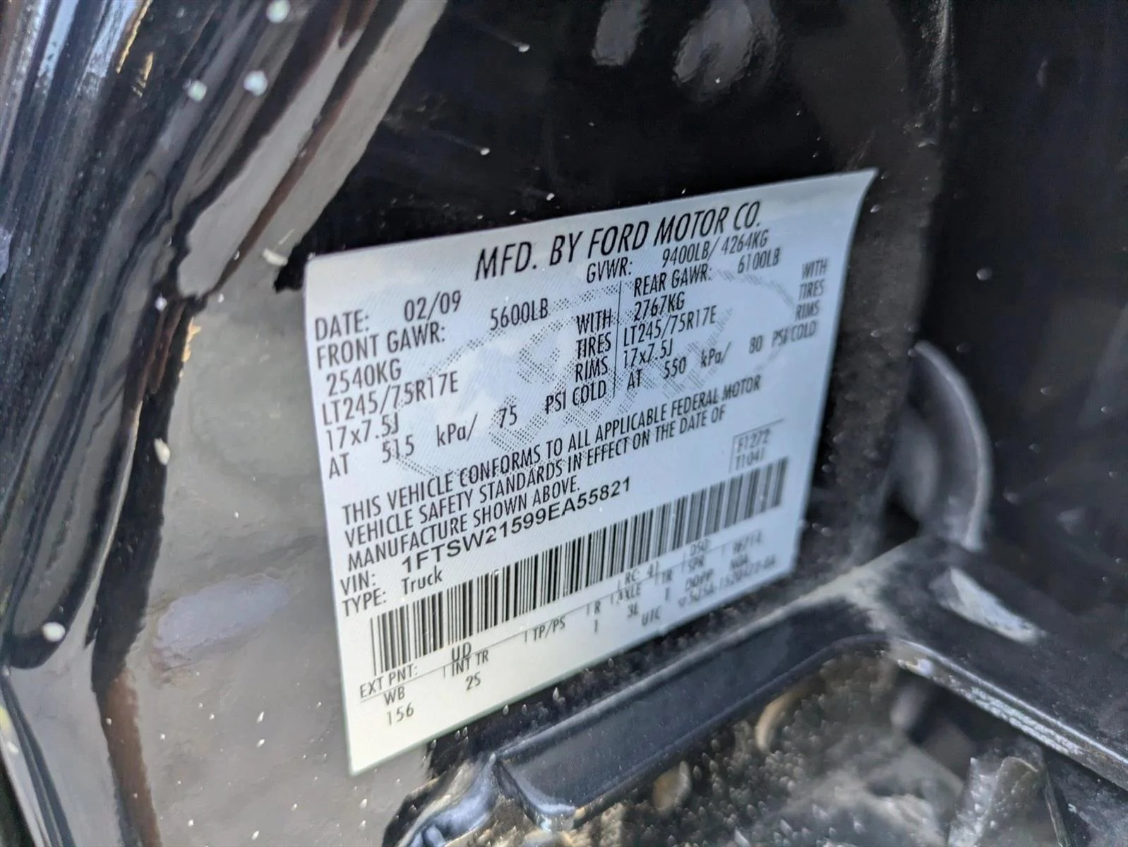 Used 2009 Black Clearcoat Ford XLT image 14