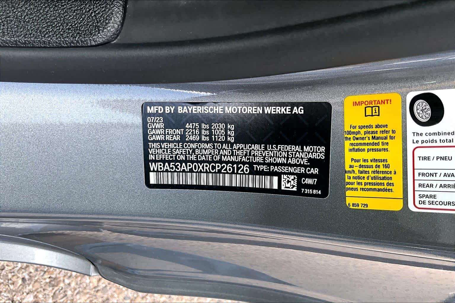 Used 2024 Skyscraper Gray Metallic BMW 430i image 33