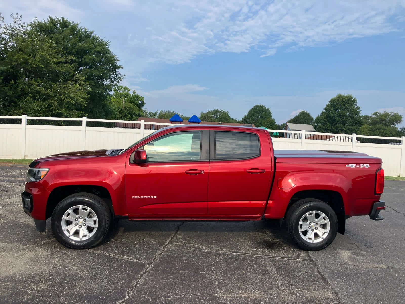 Certified Used 2021 Cherry Red Tintcoat Chevrolet 4WD LT image 5