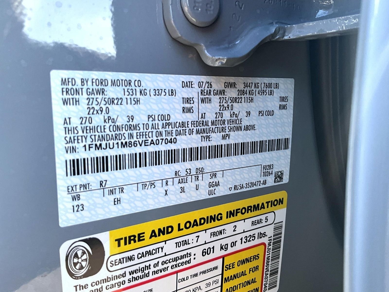 New 2027 Glacier Gray Metallic Tri-Coat Ford Platinum image 31