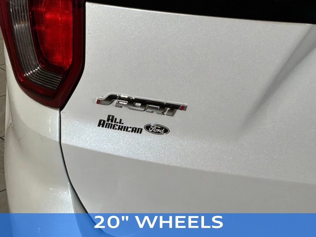 Certified Used 2019 White Platinum Clearcoat Metallic Ford Sport image 26