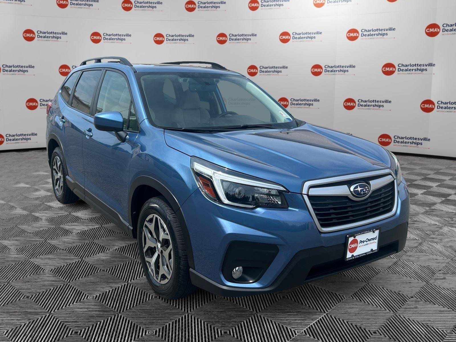 Used 2021 Horizon Blue Pearl Subaru Premium image 7
