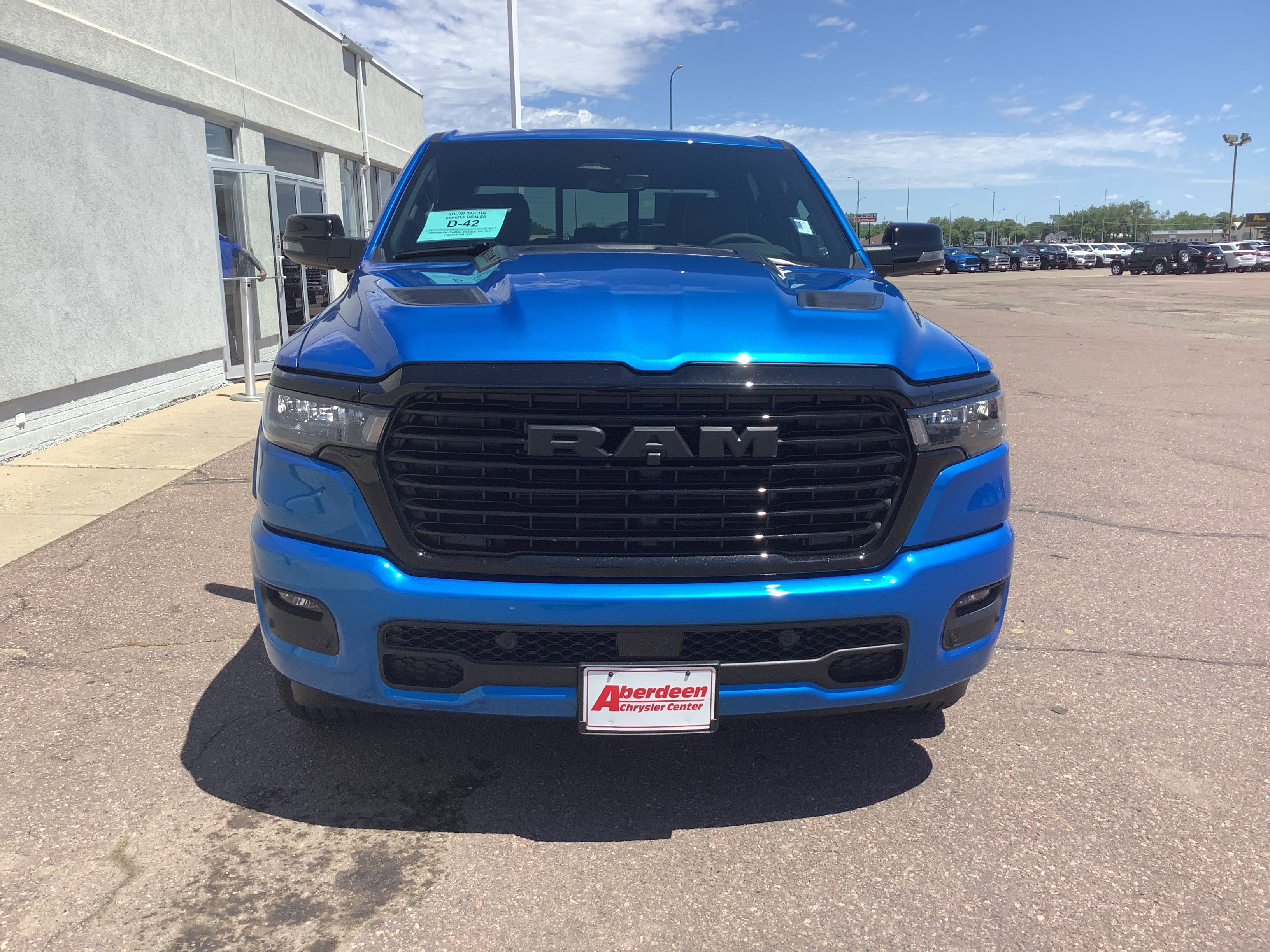 New 2026 Hydro Blue Pearl-Coat Exterior Paint RAM Laramie image 2