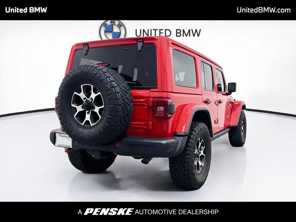 Used 2020 Red Clearcoat Jeep Unlimited Rubicon image 5
