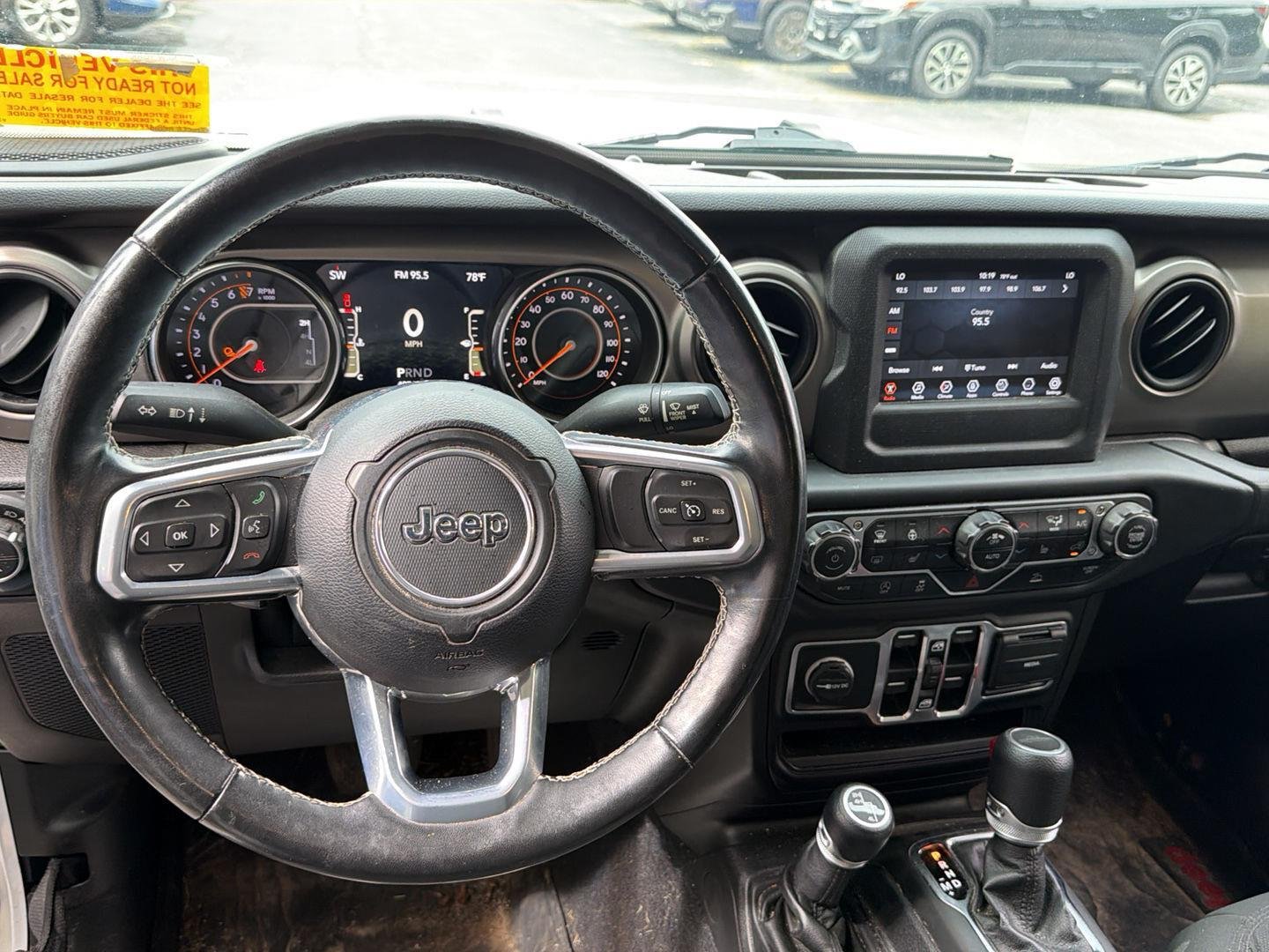 Used 2020 Bright White Clearcoat Jeep Sport S image 2