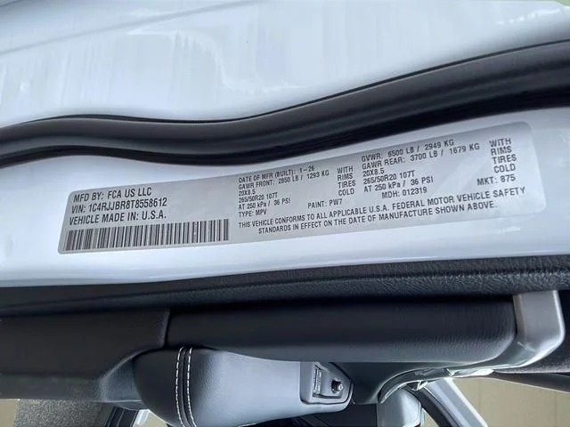 New 2026 White/off-white Jeep Limited image 48