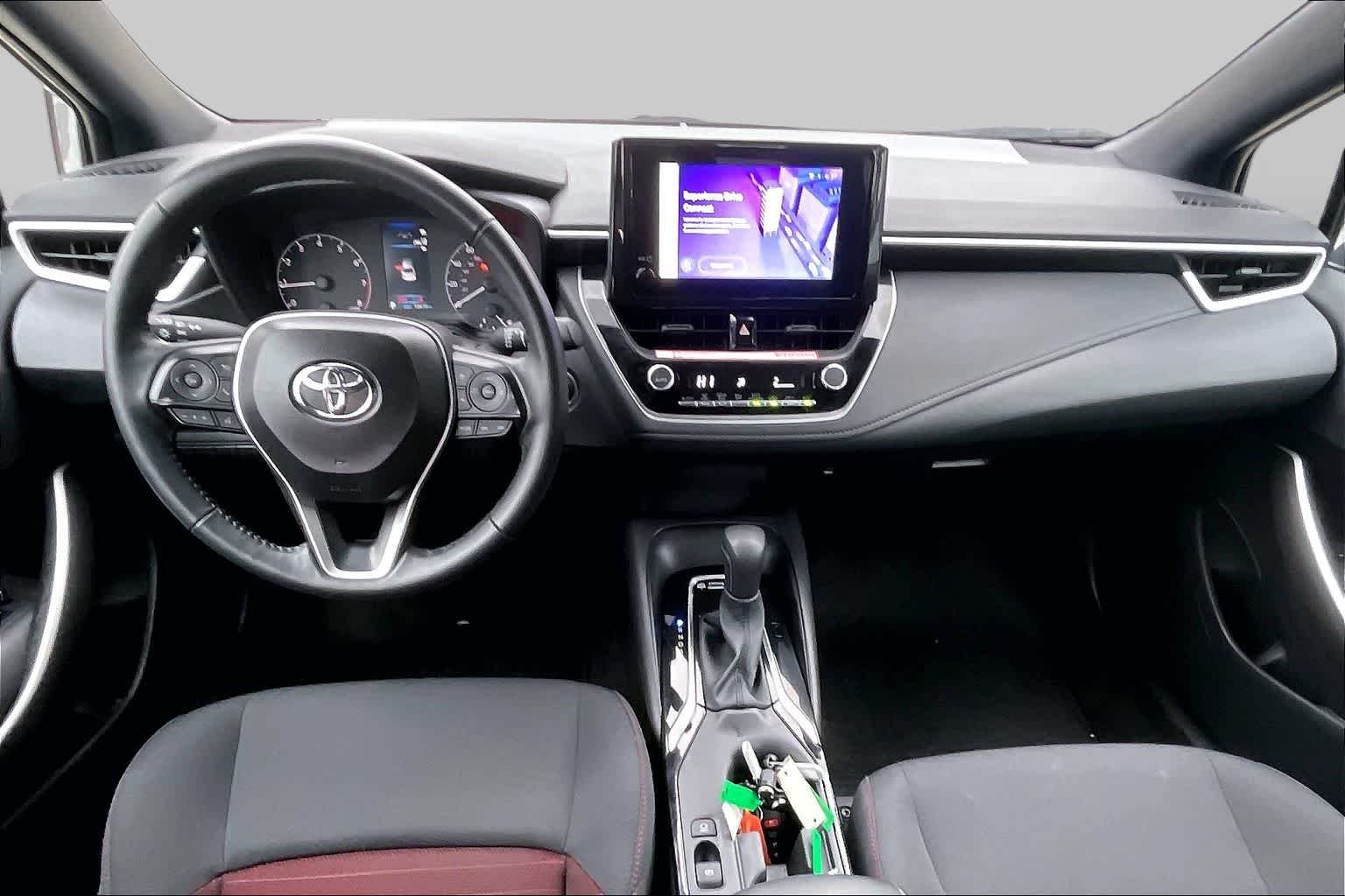 Used 2025 Classic Silver Metallic Toyota SE image 14
