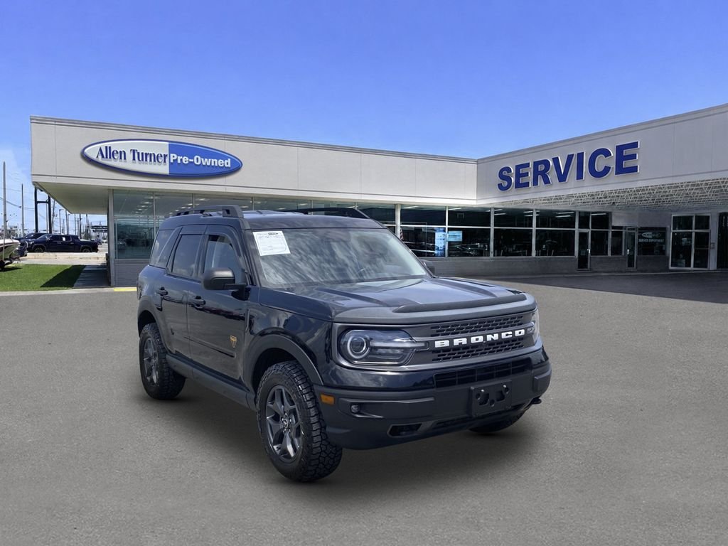 Used 2021 Shadow Black Ford Badlands image 2