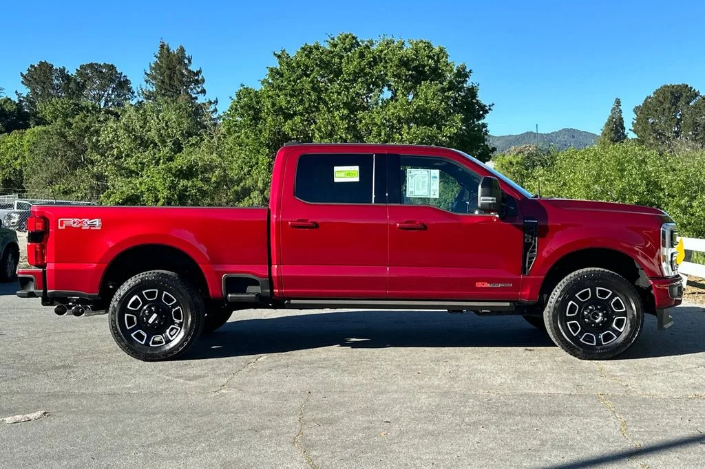 Used 2025 Red Ford Platinum image 3