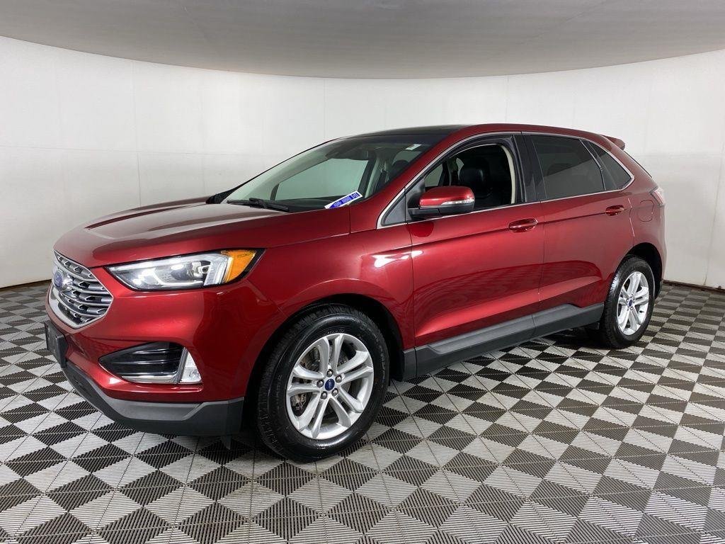 Used 2019 Ruby Red Metallic Ford SEL image 4