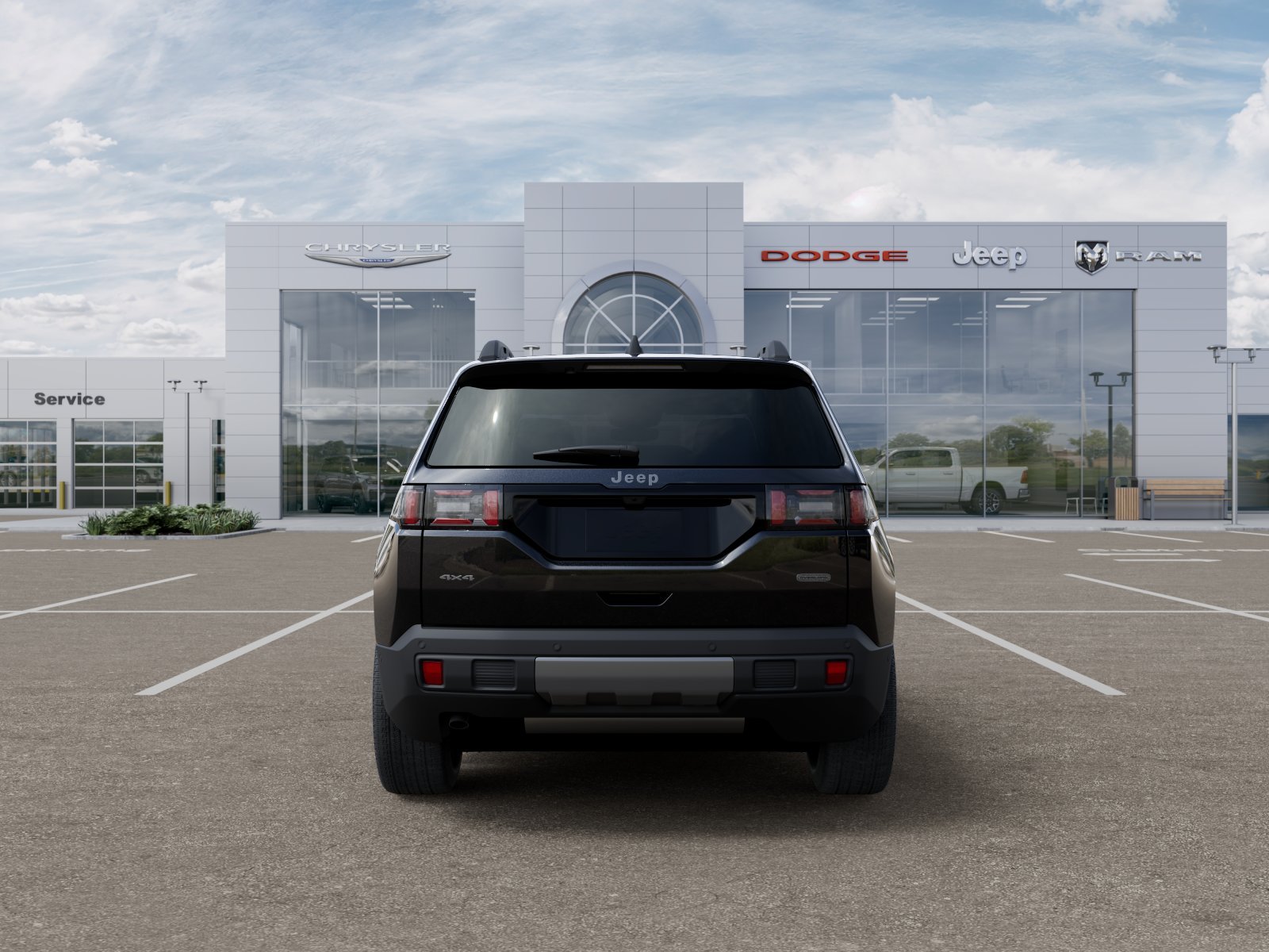 New 2026 Diamond Black Crystal Pearl-Coat Exterior Paint Jeep Overland image 7