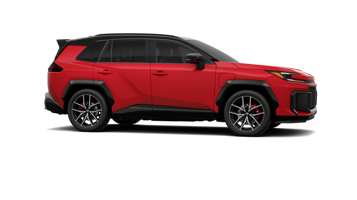 New 2026 Supersonic Red with Midnight Black Metallic roof Toyota GR SPORT image 13
