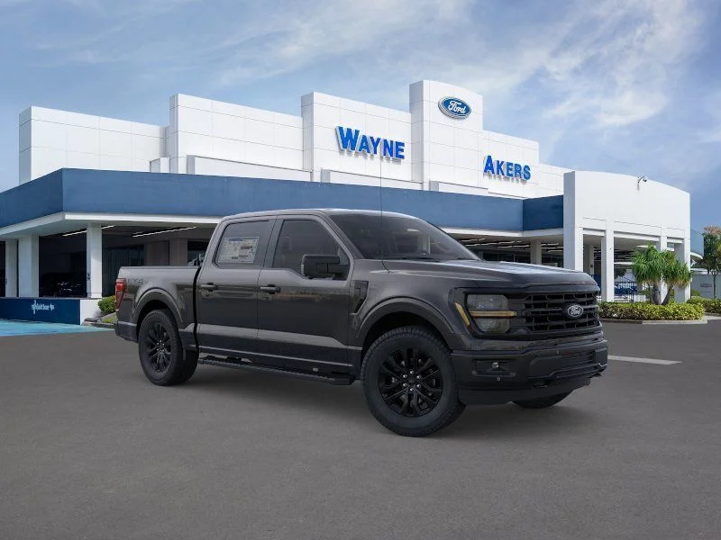 New 2026 Agate Black Metallic Ford XLT image 8
