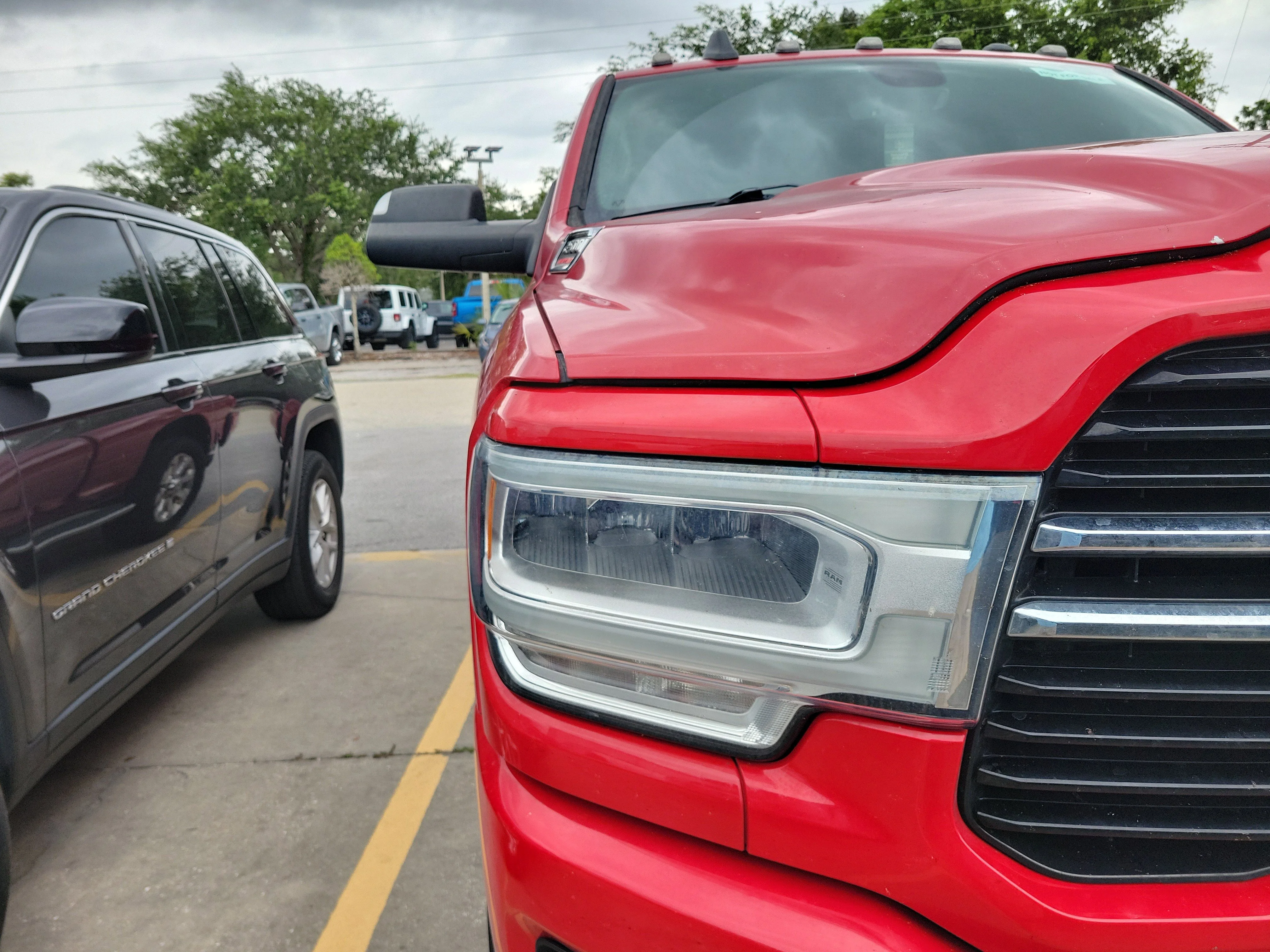 Used 2019 Flame Red Clearcoat Ram Big Horn image 6