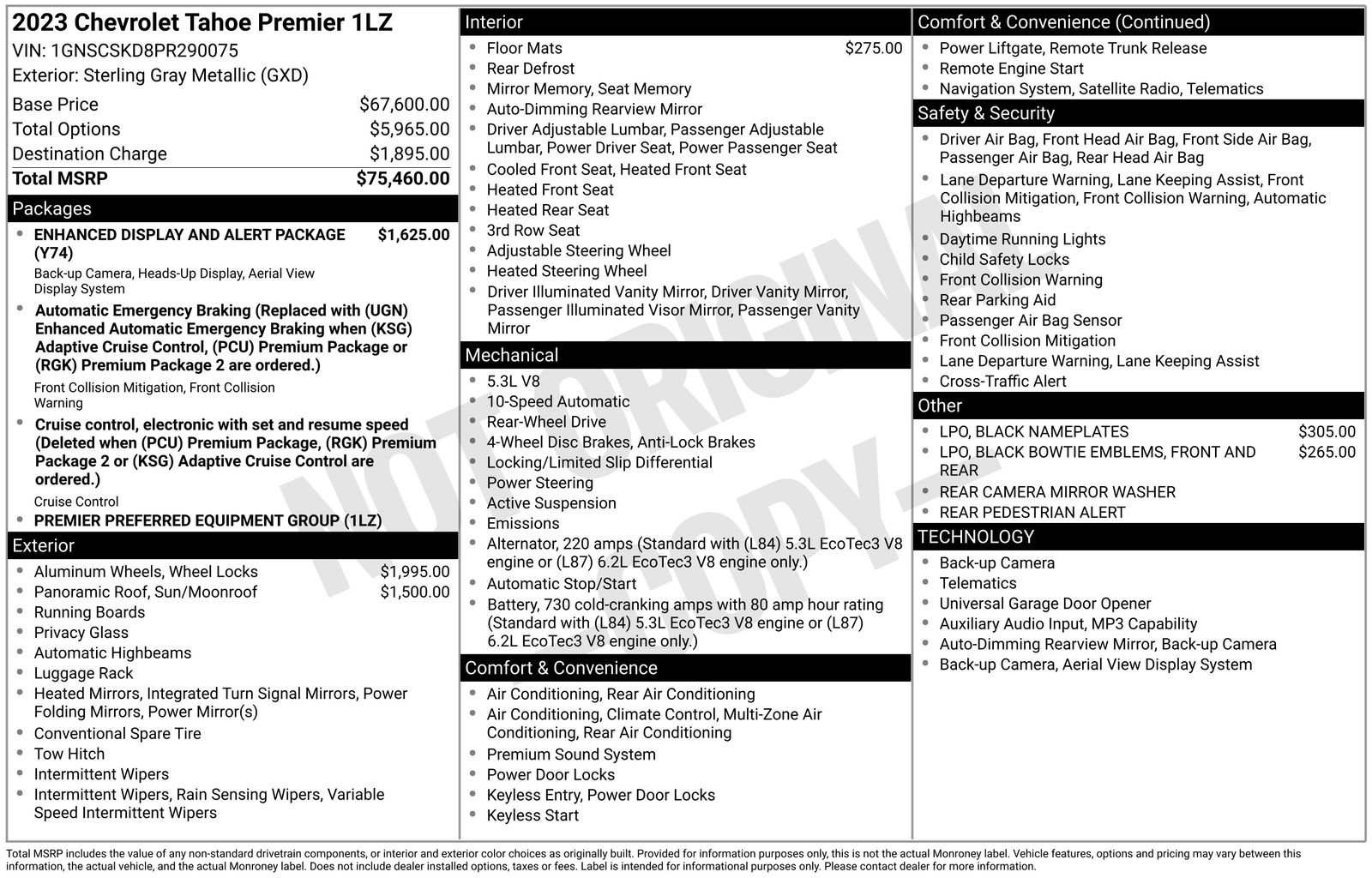 Used 2023 Gray Chevrolet Premier image 9