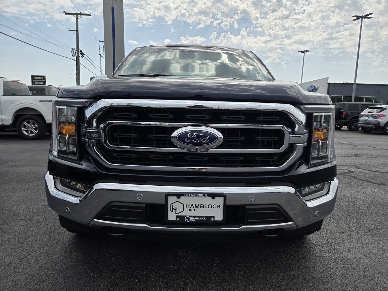 Used 2022 Antimatter Blue Metallic Ford XLT image 38