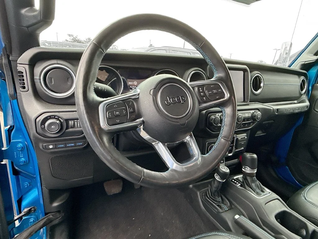 Used 2022 Blue Jeep Unlimited Rubicon 4xe image 12
