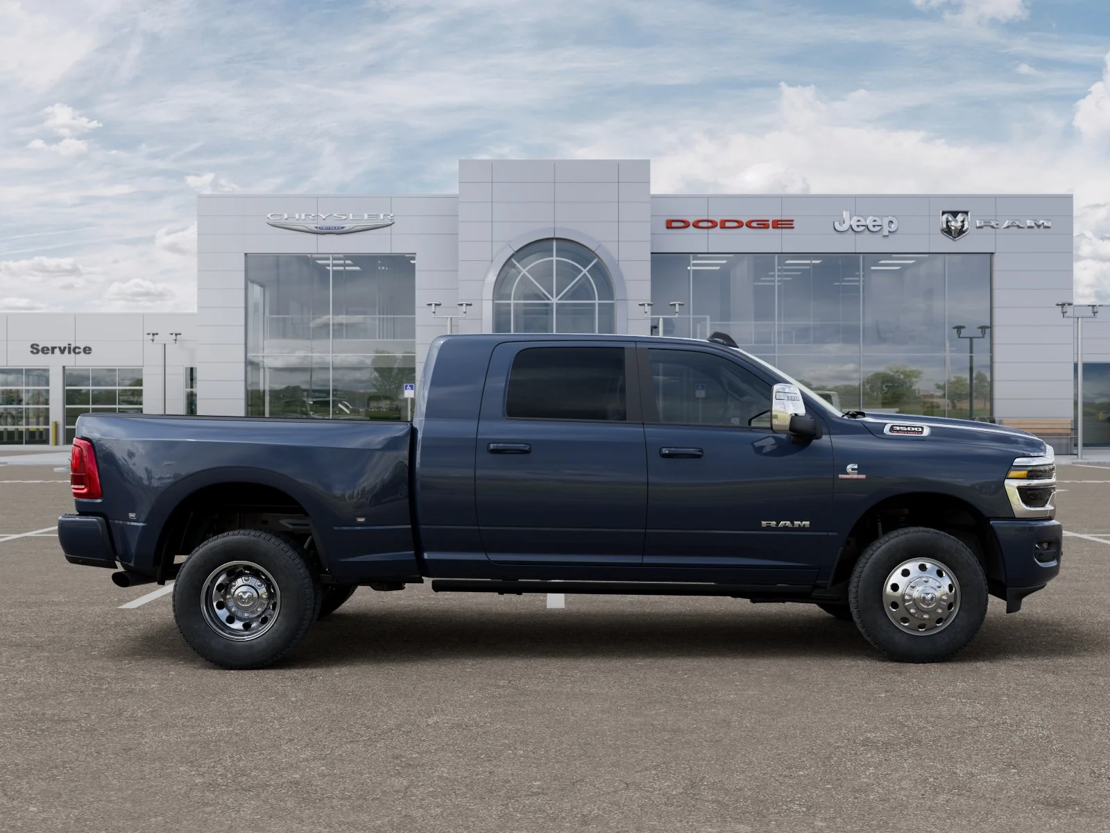 New 2026 Forged Blue Metallic Exterior Paint RAM Laramie image 31
