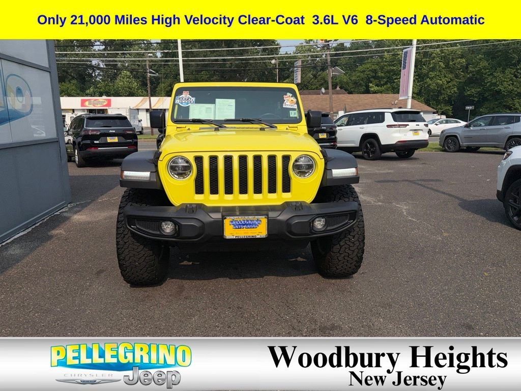 Certified Used 2022 Yellow Jeep Unlimited High Tide image 8
