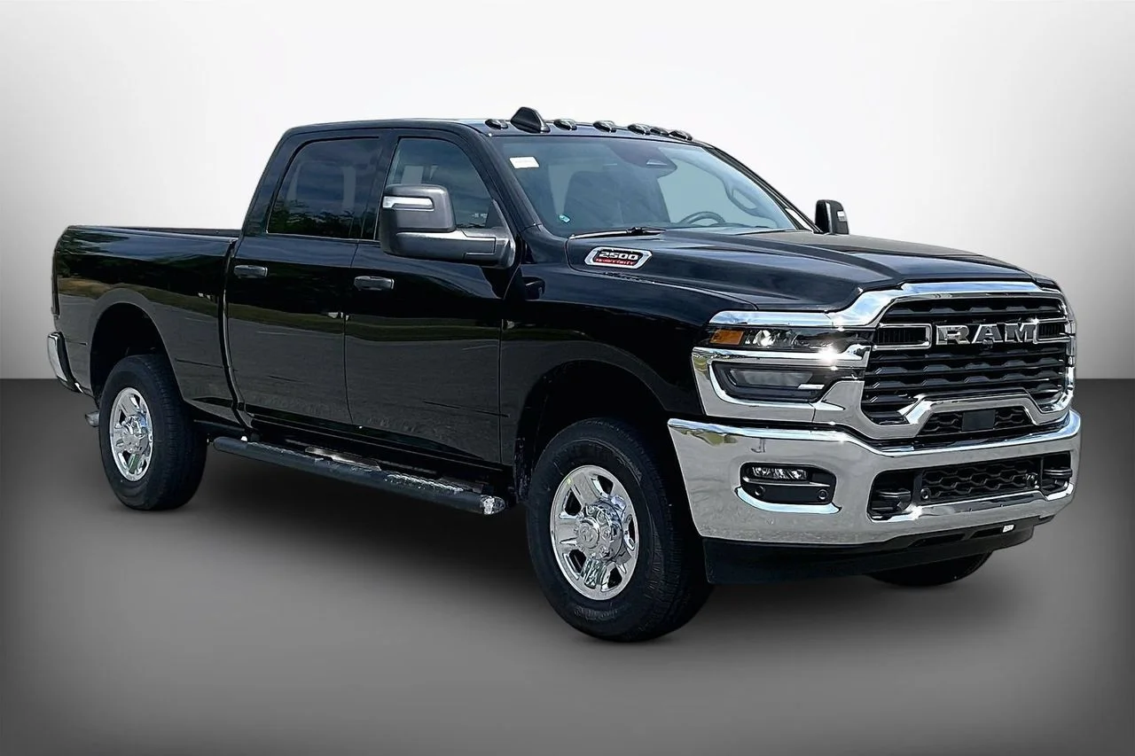 New 2026 Diamond Black Crystal Pearlcoat RAM Tradesman image 2