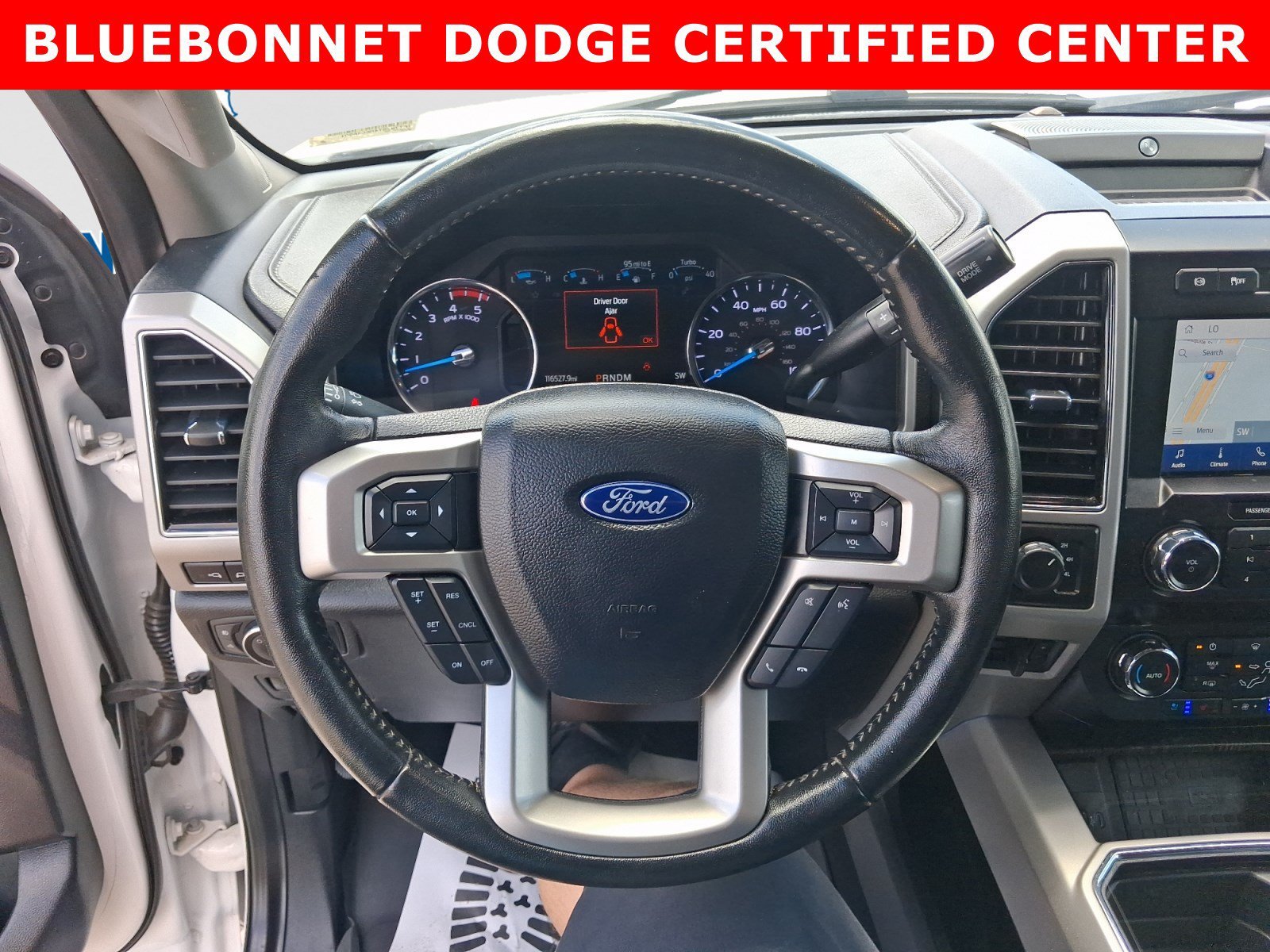 Used 2021 Star White Metallic Tri-Coat Ford LARIAT image 13