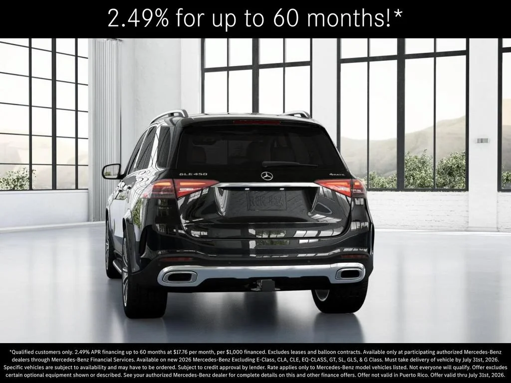 New 2026 Obsidian Black Metallic Mercedes-Benz GLE 450 image 68