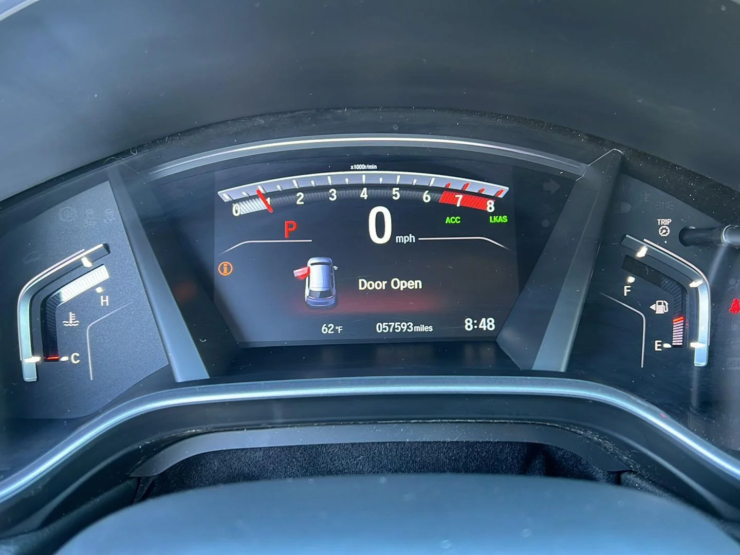 Used 2019 Basque Red Pearl II Honda EX image 9