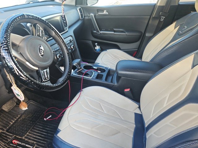 Used 2020 Blue Kia LX image 4