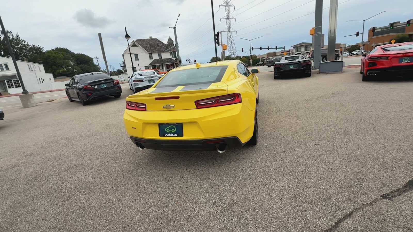 Used 2017 BRIGHT YELLOW Chevrolet 2LT image 7
