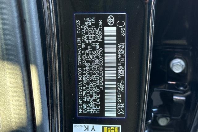 Certified Used 2023 MIDNIGHT BLACK METAL Toyota  image 28