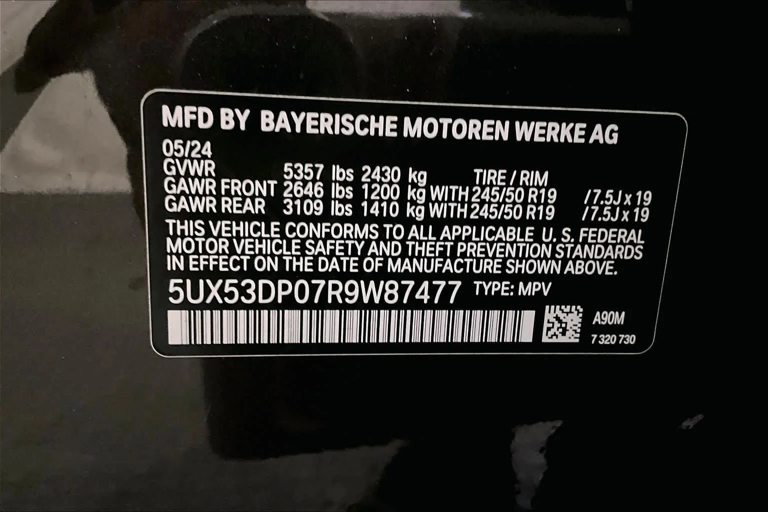 Certified Used 2024 Dark Graphite Metallic BMW xDrive30i image 33