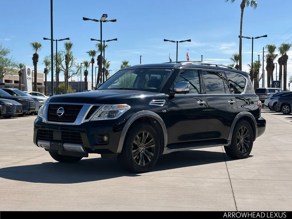 Used 2018 Black Nissan Platinum image 2