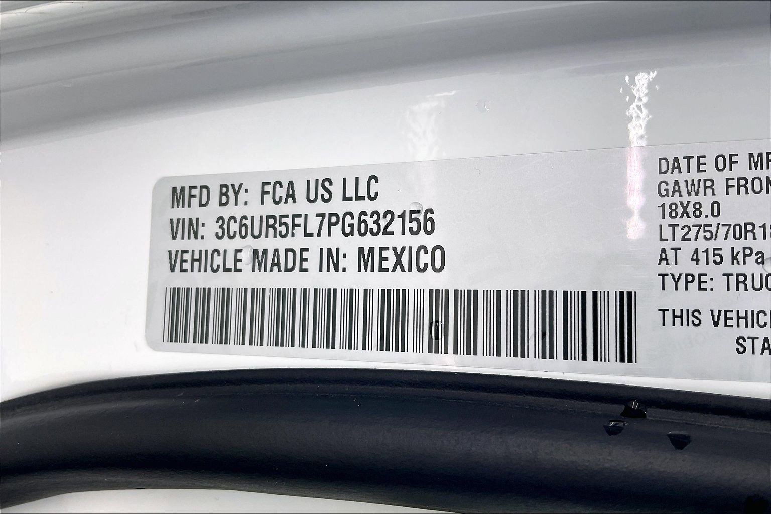 Used 2023 Bright White Clearcoat Ram Laramie image 34