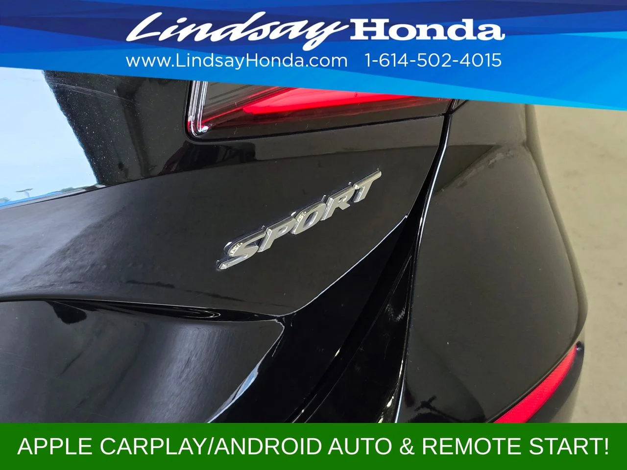 Used 2025 Crystal Black Pearl Honda Sport image 7