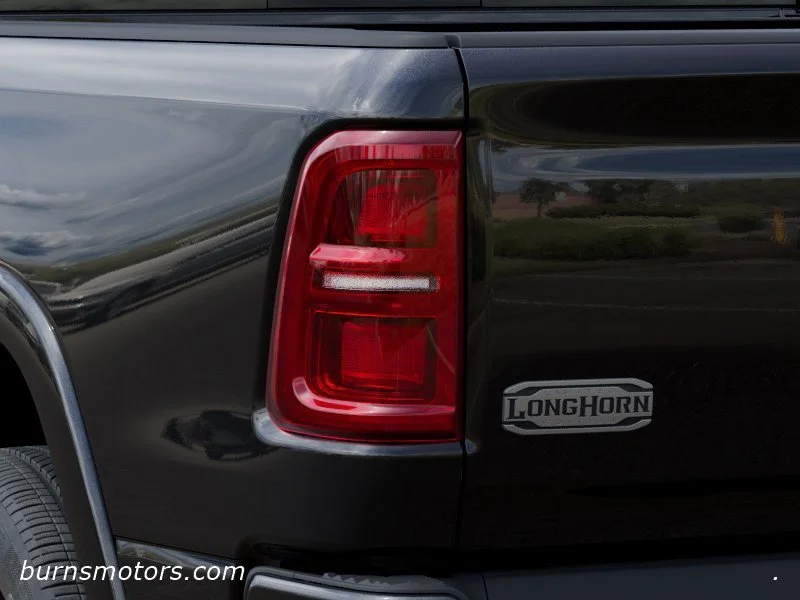 New 2026 Diamond Black Crystal Pearl-Coat Exterior Paint RAM Longhorn image 9